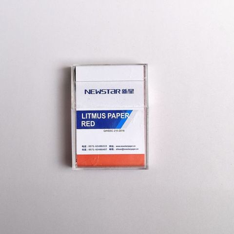 Litmus paper Red SSS brand