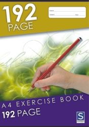 Exercise books A4 8mm ruled 192 pages