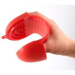 Hand protector silicon rubber red