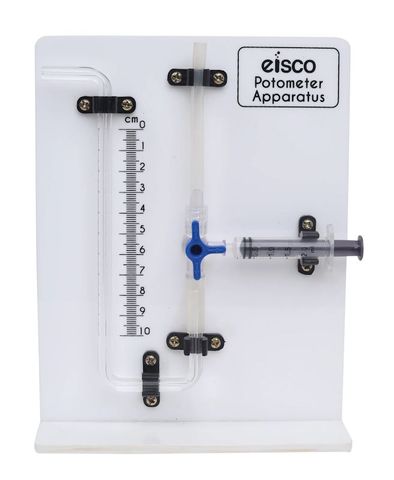 Potometer for transpiration studies