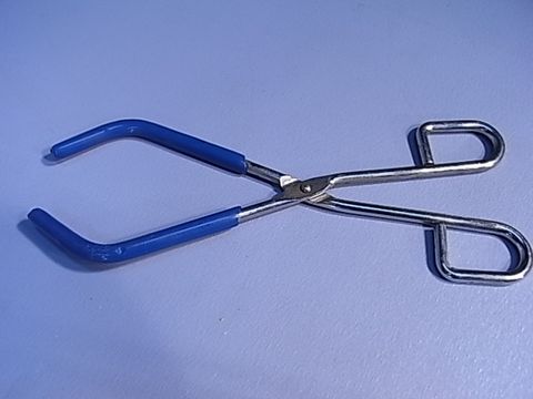 Beaker tongs rubber sleeved 260mm long