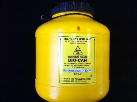 Sharps collector 2.7LT Biocan