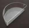 Refraction tank clear acrylic semicircle