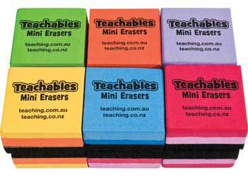 Teachables mini whiteboard erasers