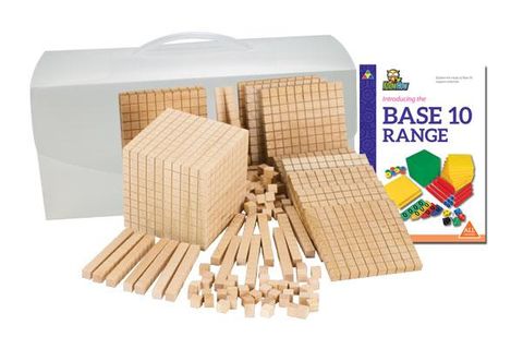 MAB Base 10 student set & guide wood