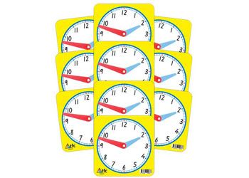 Clock face small 12 hour 11x11cm bulk pk