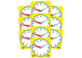 Clock face small 12 hour 11x11cm bulk pk