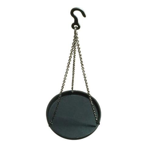 Scale pan plastic w/chain & hook 75mm d