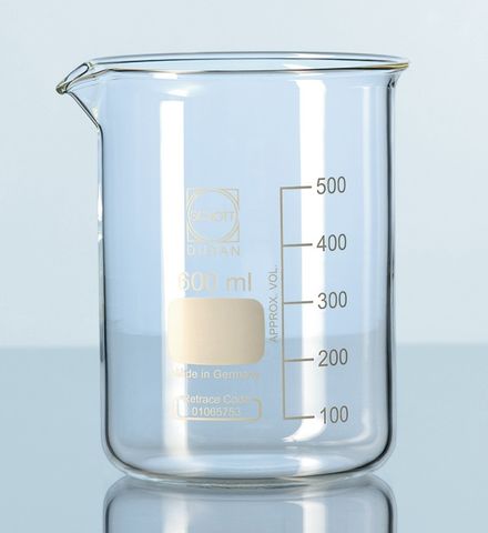 Beaker low form glass 150ml Schott