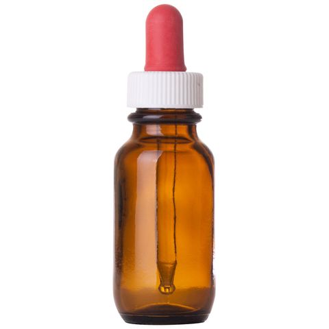 Bottle glass ambered 25ml with dropper