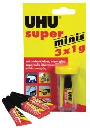 Glue UHU super glue 3x1ml