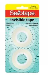 Tape invisible Sellotape 25mm X 25m