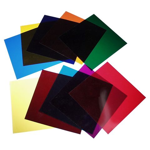 Filter unmounted 100x100m 10 colours