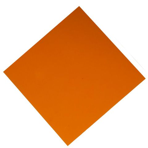 Filter unmounted orange 100x100mm