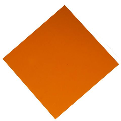 Filter unmounted orange 100x100mm