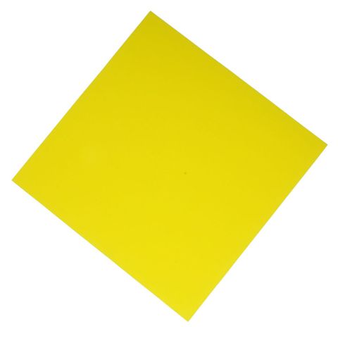 Filter unmounted yellow 100x100mm