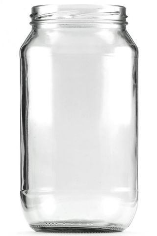 Jar glass twist finish 1000ml w/o lid