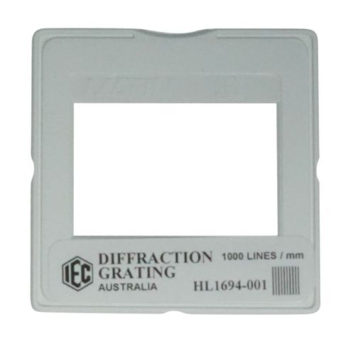 Diffraction grating 1000 lines/mm card