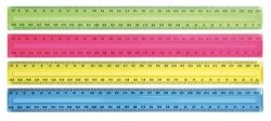 Rulers Sovereign plastic 30cm asstd col.