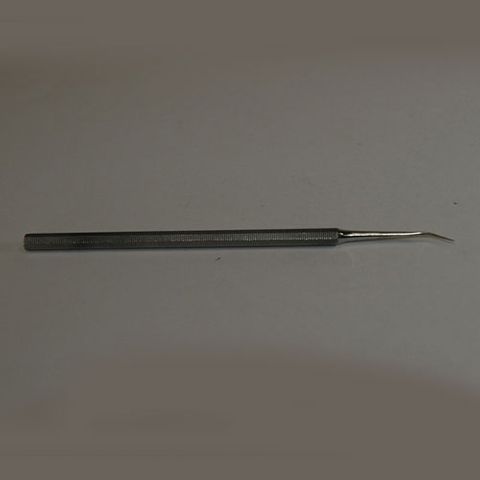 Dissecting needle curved solid handle