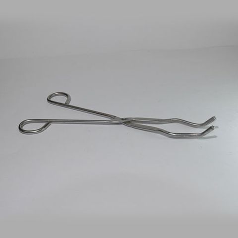 Tongs crucible S/S with bow 220mm