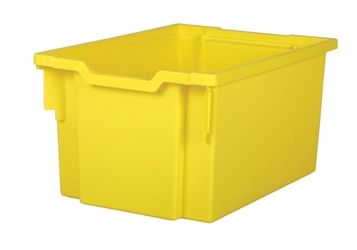 Tray storage extra deep Yellow 225mm