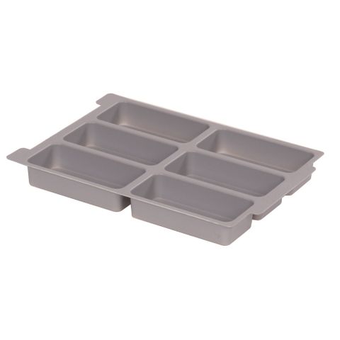 Gratnells plastic tray insert 6 section