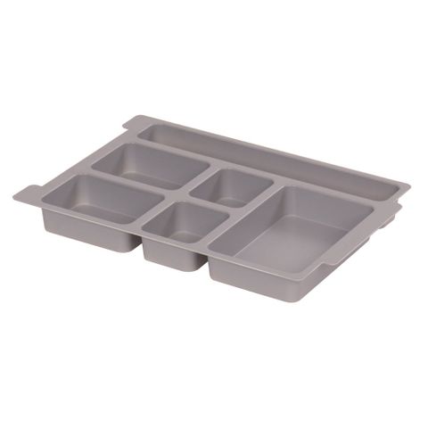 Gratnells plastic tray multi 6 section