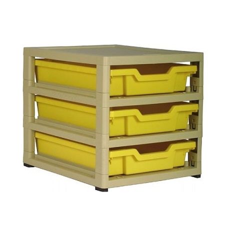 Gratstack single - 3x shallow trays