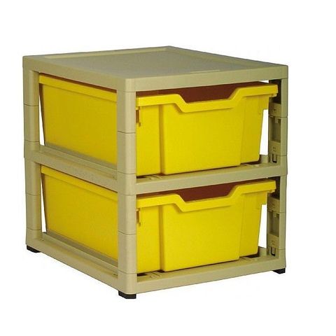 Gratstack single - 2x deep trays