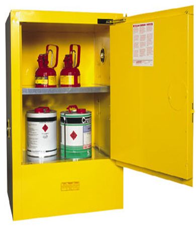 Cabinet "FLAMMABLE" 60L 1 door 2 shelves