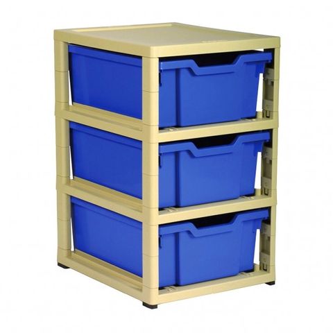 Gratstack single - 3x deep trays