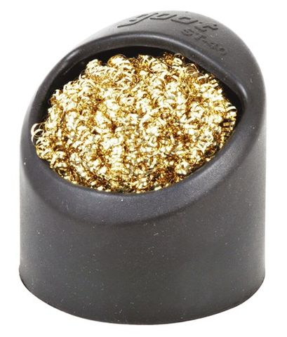 Soldering iron tip cleaner brass sponge