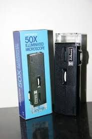 Microscope hand held 50x magnifcation