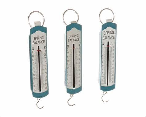 Spring balance alumin. flat style 2.5N