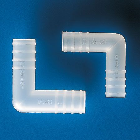 L Connector untapered PP 6mm OD