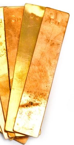 Electrode strip Copper 100x19mm