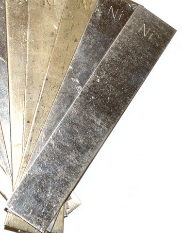 Electrode strip Nickel 100x19mm