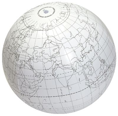 Globe, Inflatable 24" writable