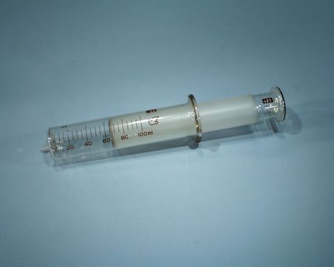 Syringe Gas glass 100ml