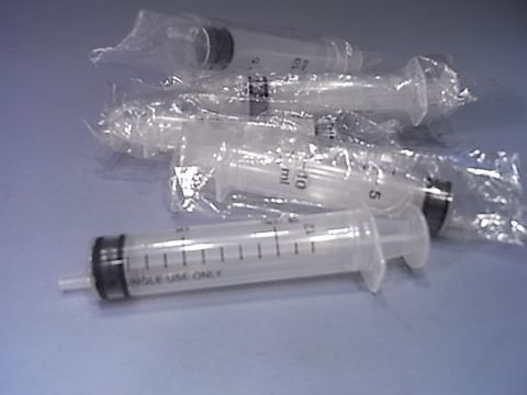 Syringe disposable plastic 1ml bulk