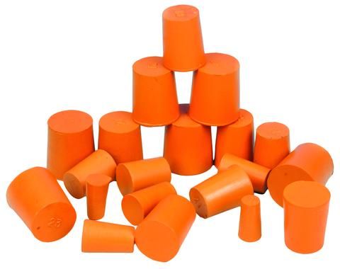 Stoppers rubber solid assorted sizes