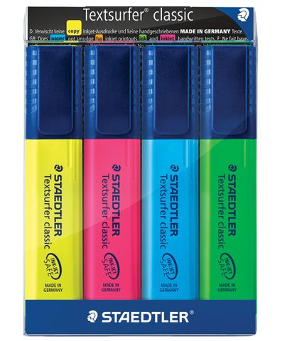 Highlighter Staedtler Textsurfer 4 col.