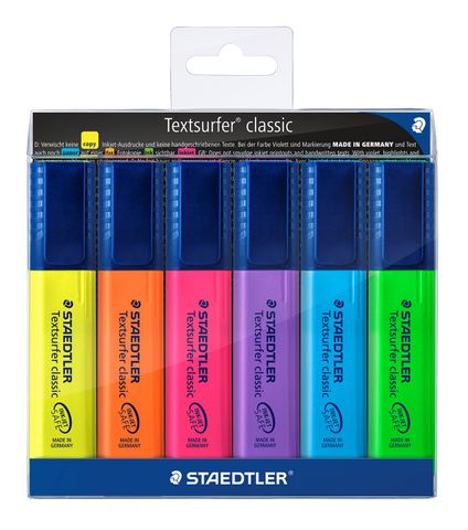 Highlighter Staedtler 'Textsurfer' (6)