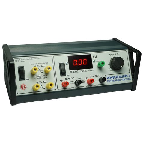 P/Supply EHV 0-6000V DC/3mA w/volt meter