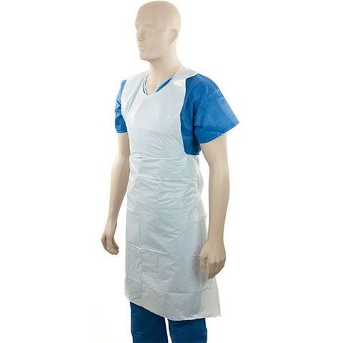 Aprons HDPE white 71x117cm