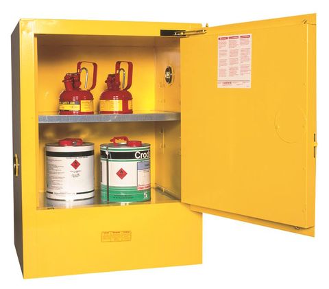 Cabinet "FLAMMABLE" 30L 1 door 2 shelves