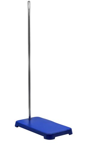 Retort stand 200x125mm with 60cm rod