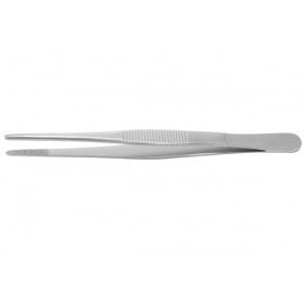 Forceps S/S straight 130mm medium point