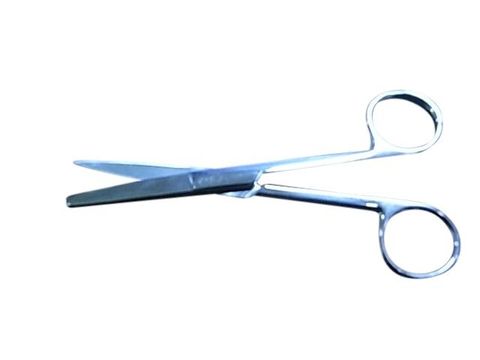 Scissors straight sharp/blunt 125mm long